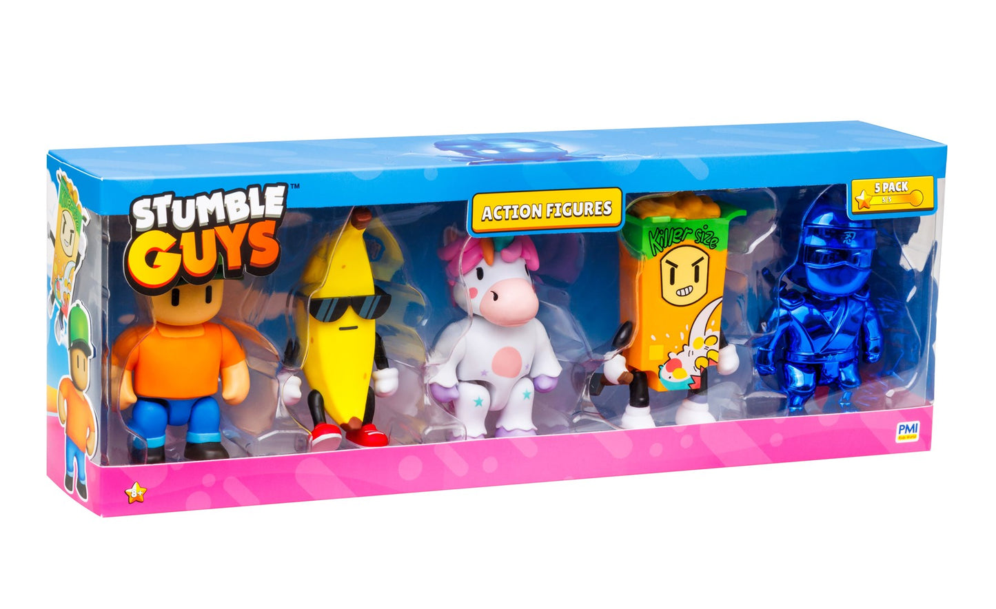 STUMBLE GUYS - 11,5 CM - ZESTAW 5 FIGUREK Brand STUMBLE GUYS