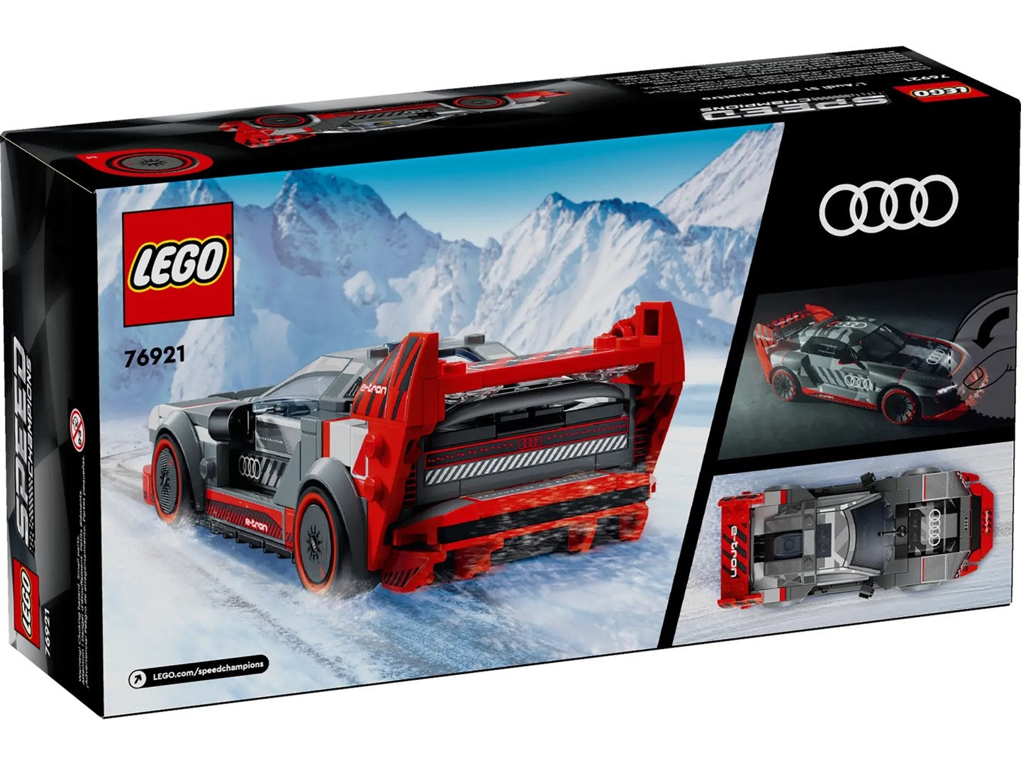 LEGO SPEED CHAMPIONS 76921 Audi S1 E-Tron Quattrro Race Car Brand Lego