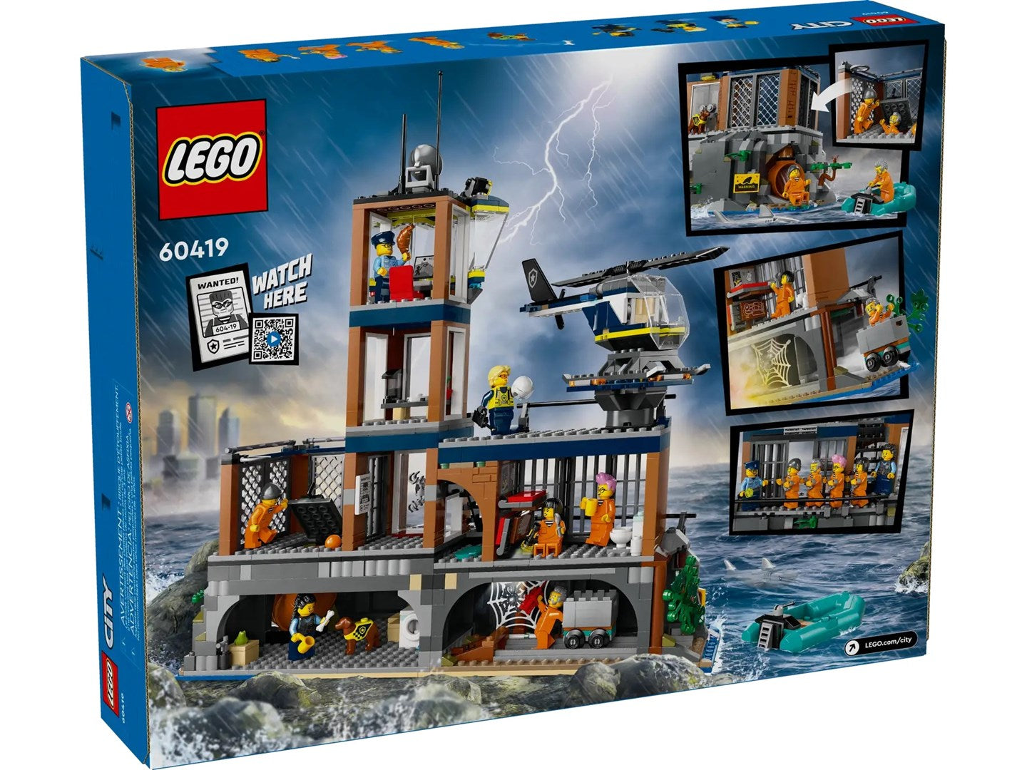 LEGO CITY 60419 POLICE PRISON ISLAND Brand Lego