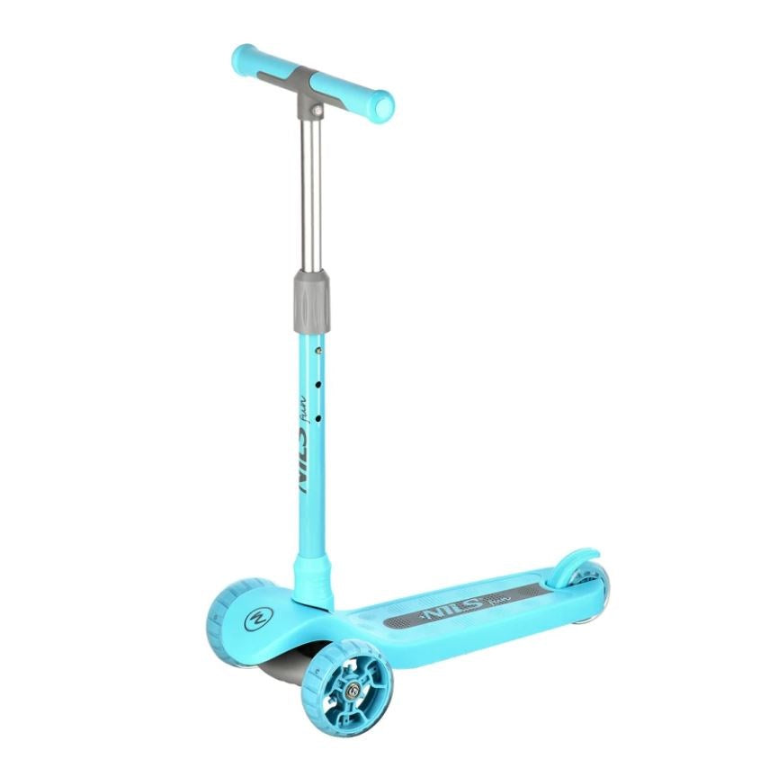NILS FUN HLB09 LED turquoise children's scooter Brand NILS eXtreme