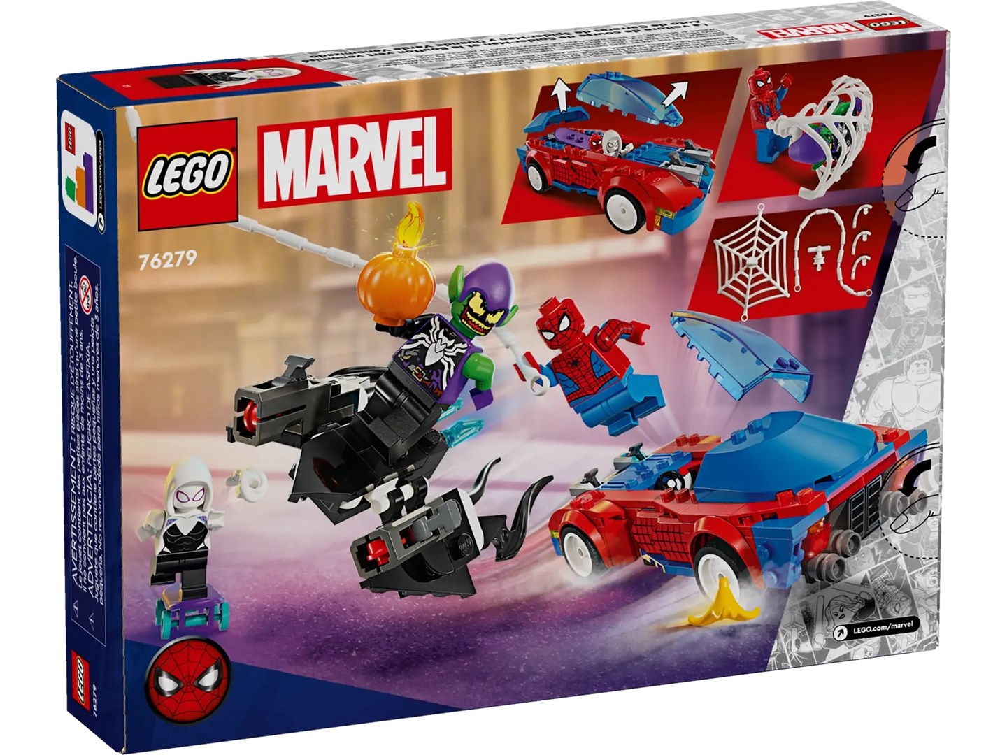 LEGO MARVEL 76279 SPIDER-MAN RACE CAR & VENOM GREEN GOBLIN Brand Lego