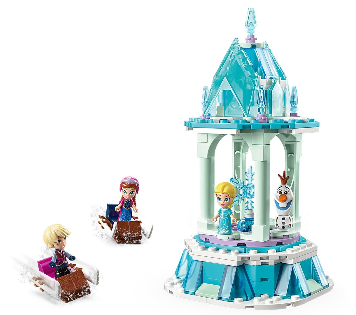 LEGO DISNEY PRINCESS 43218 ANNA AND ELSA'S MAGICAL CAROUSEL Brand Lego