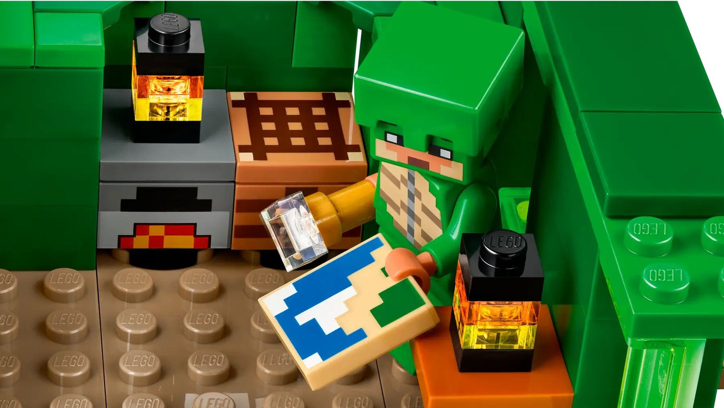 LEGO MINECRAFT 21254 THE TURTLE BEACH HOUSE Brand Lego