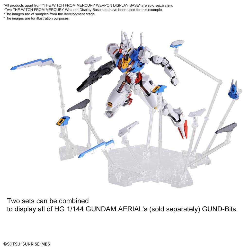 HG WITCH FROM MERCURY WEAPON DISPLAY BASE Brand BANDAI