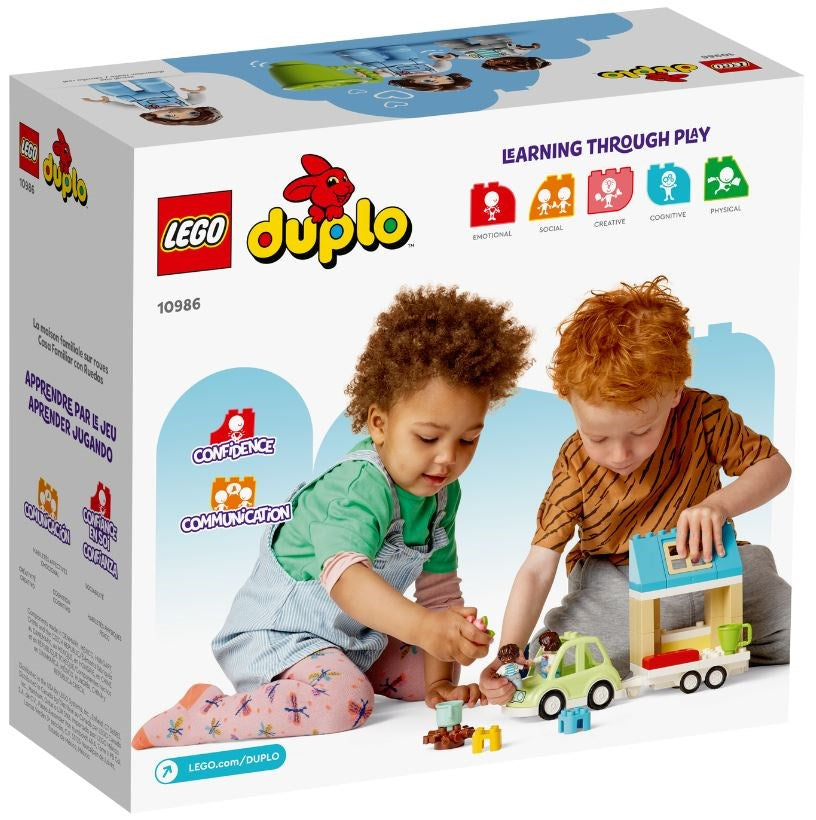 LEGO DUPLO 10986 FAMILY HOUSE ON WHEELS Brand Lego