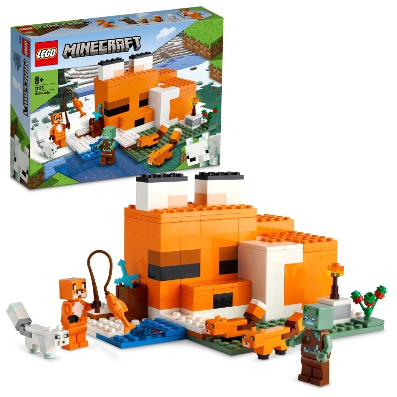 LEGO Minecraft 21178 Foxes' Habitat Brand Lego