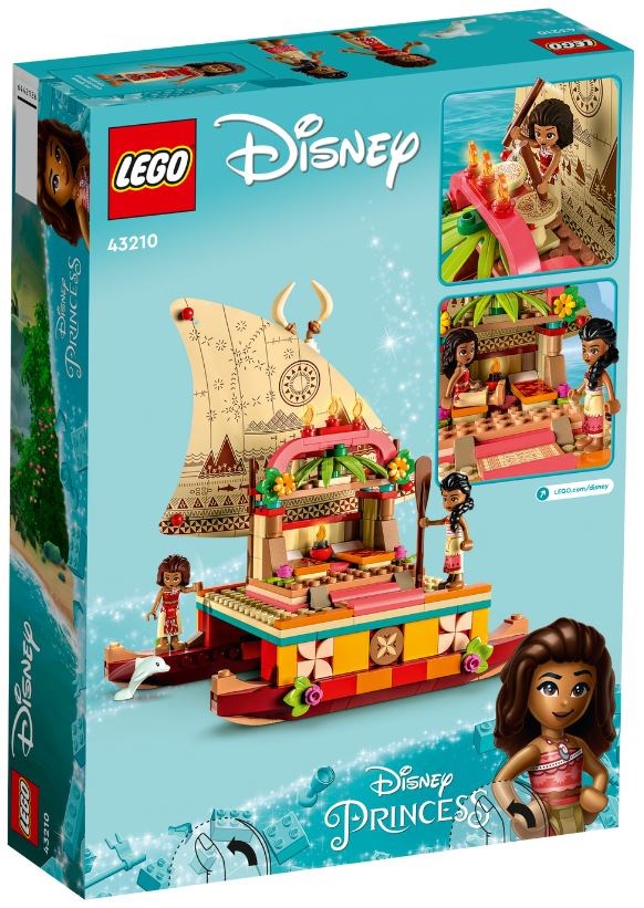 LEGO DISNEY PRINCESS 43210 MOANA'S WAYFINDING BOAT Brand Lego