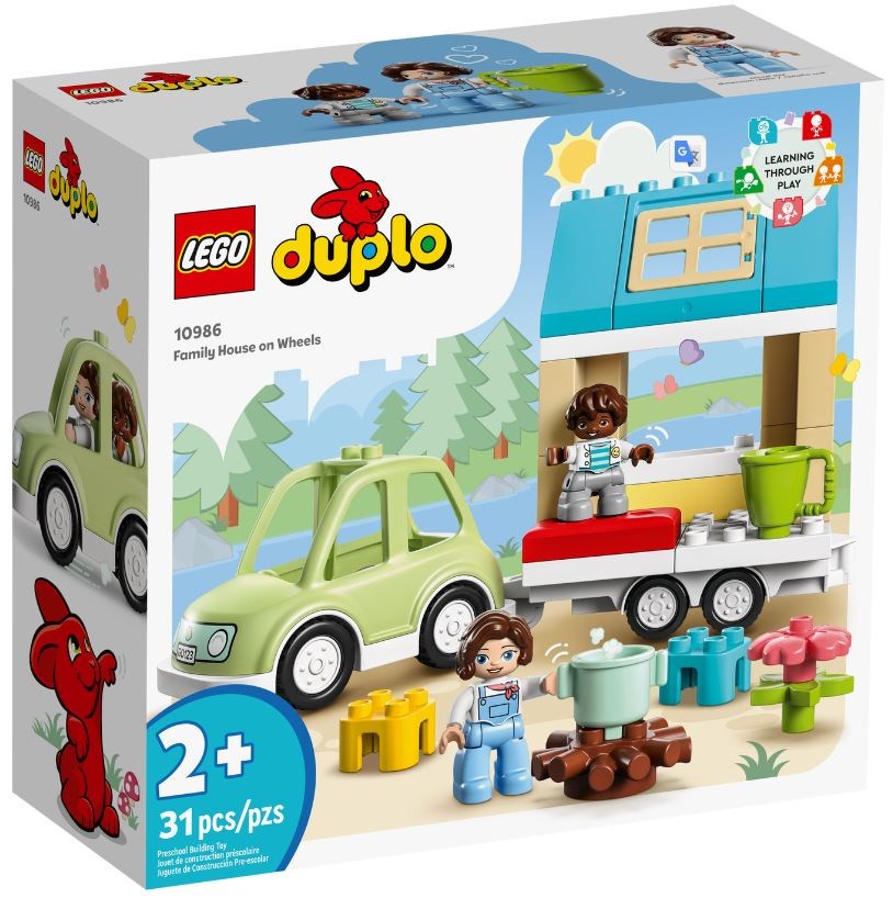 LEGO DUPLO 10986 FAMILY HOUSE ON WHEELS Brand Lego