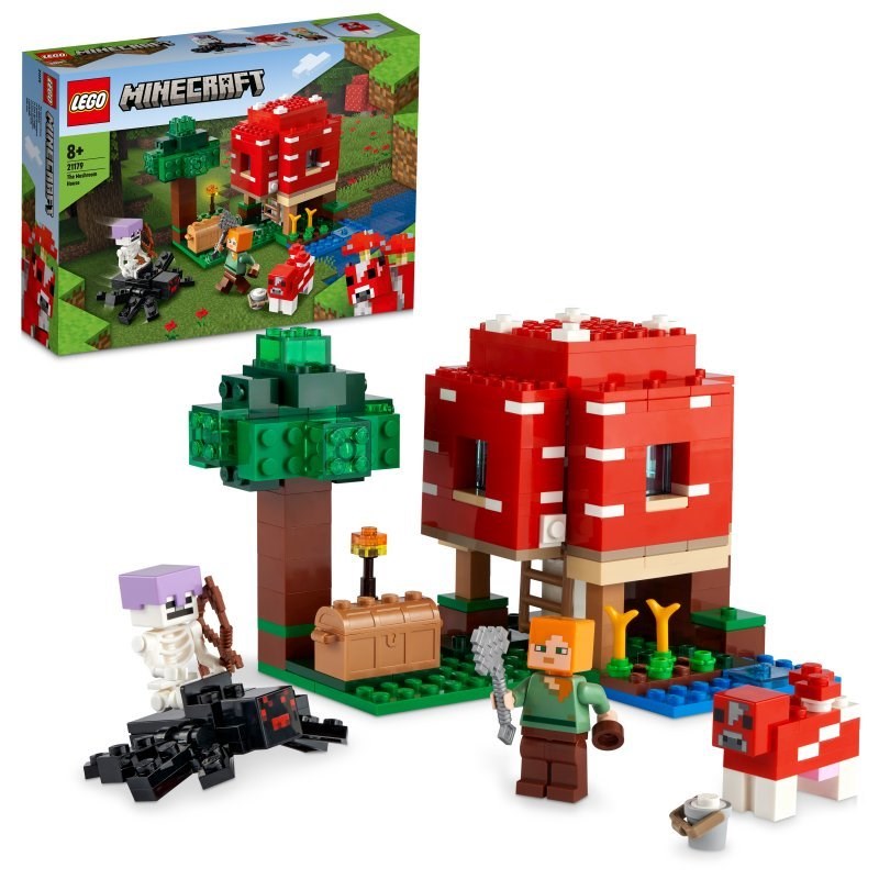 LEGO Minecraft 21179 Mushroom House Brand Lego