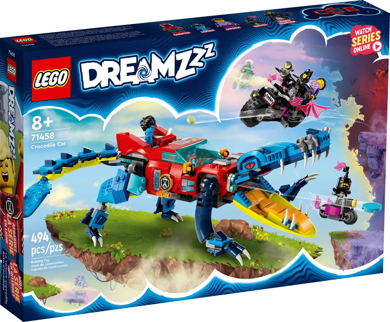 LEGO DREAMZZZ 71458 CROCODILE CAR Brand Lego