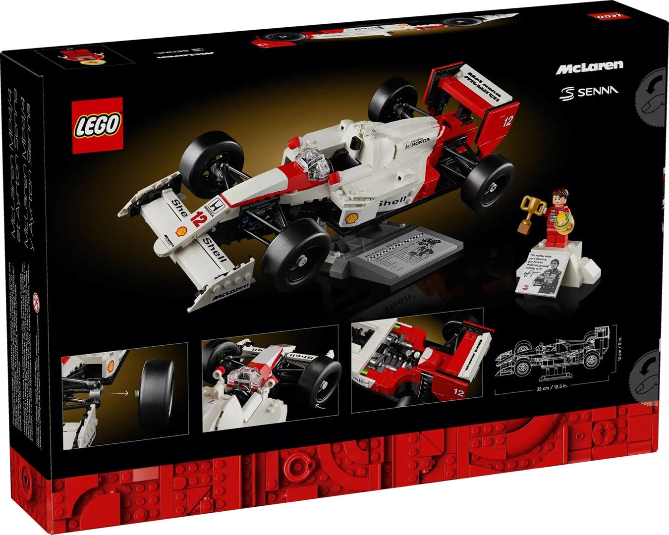 LEGO ICONS 10330 McLaren MP4/4 & Ayrton Senna Brand Lego