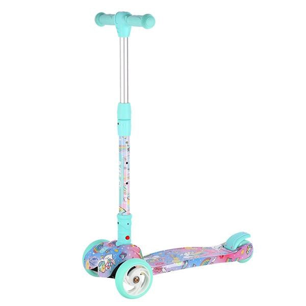 NILS FUN HLB15A LED mint children's scooter Brand NILS eXtreme