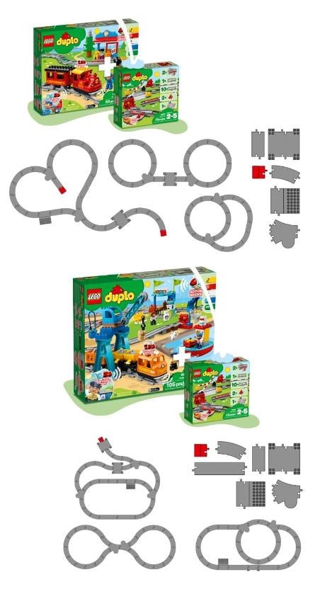 LEGO DUPLO 10882 TRAIN TRACKS Brand Lego
