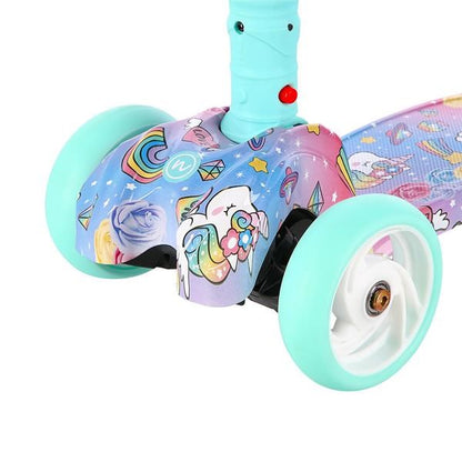 NILS FUN HLB15A LED mint children's scooter Brand NILS eXtreme