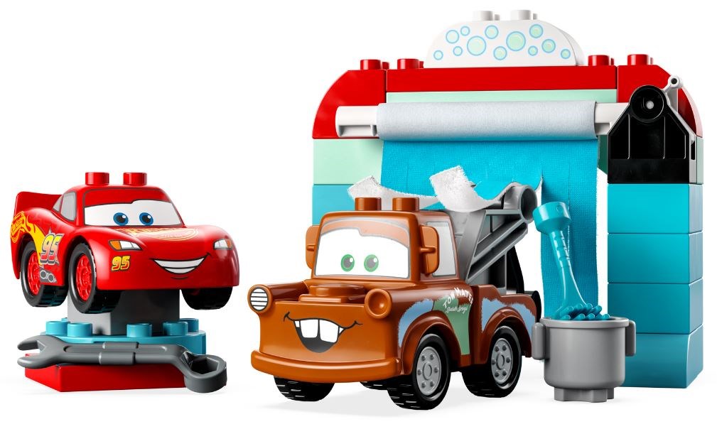 LEGO DUPLO 10996 LIGHTNING MCQUEEN & MATER'S CAR WASH FUN Brand Lego