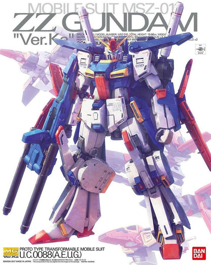 MG 1/100 ZZ GUNDAM VER.KA BL Brand BANDAI