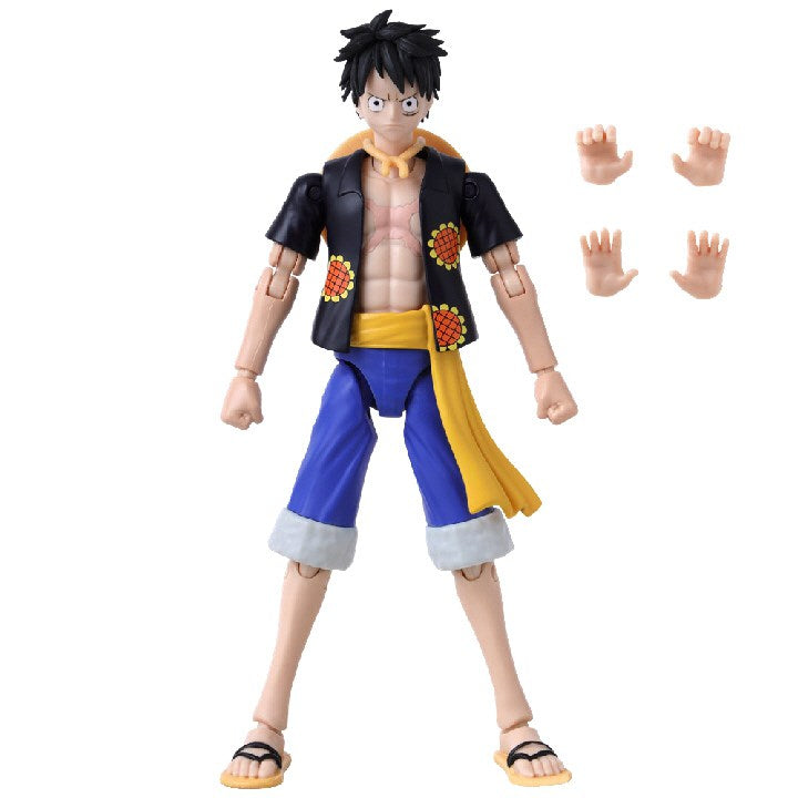 ANIME HEROES ONE PIECE - MONKEY D. LUFFY DRESSROSA Brand BANDAI