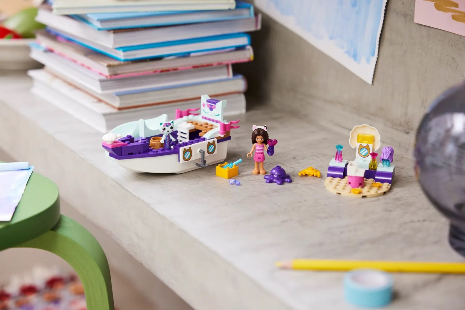 LEGO GABBY'S DOLLHOUSE 10786 GABBY & MERCAT'S SHIP & SPA Brand Lego