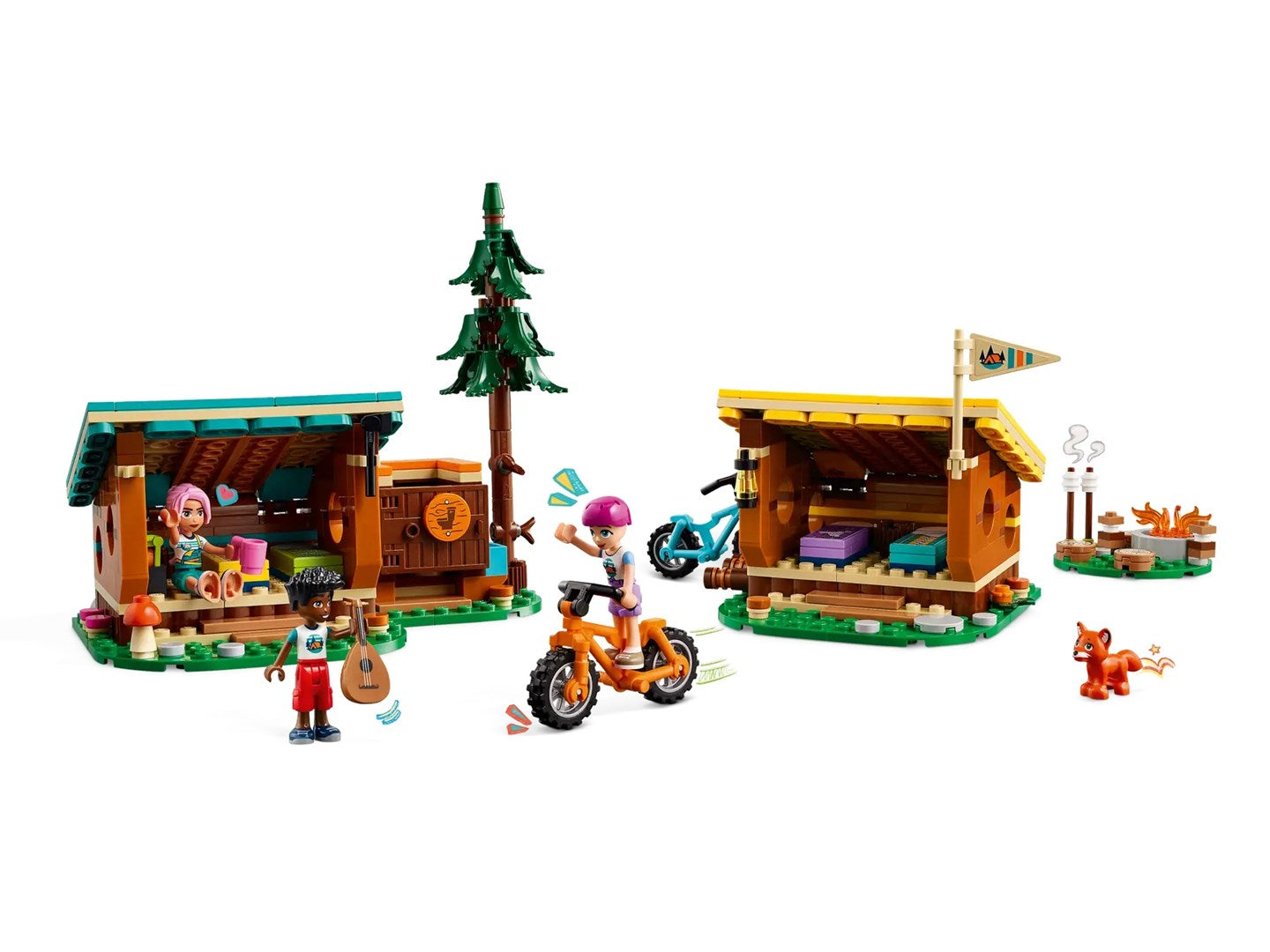 Blocks LEGO FRIENDS 42624 Adventure Camp Cozy Cabins Brand Lego