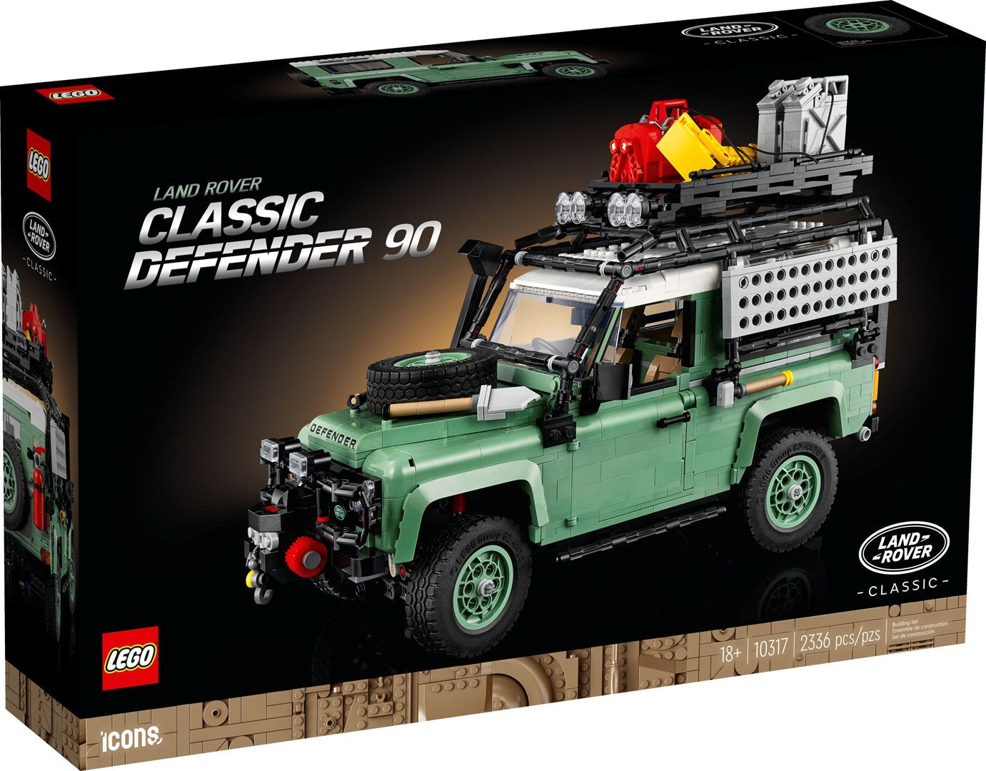 LEGO ICONS 10317 LAND ROVER CLASSIC DEFENDER 90 Brand Lego