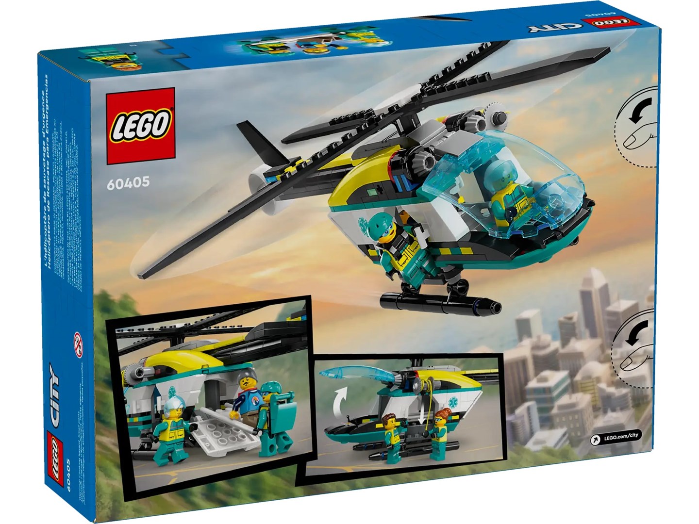 LEGO CITY 60405 EMERGENCY RESCUE HELICOPTER Brand Lego