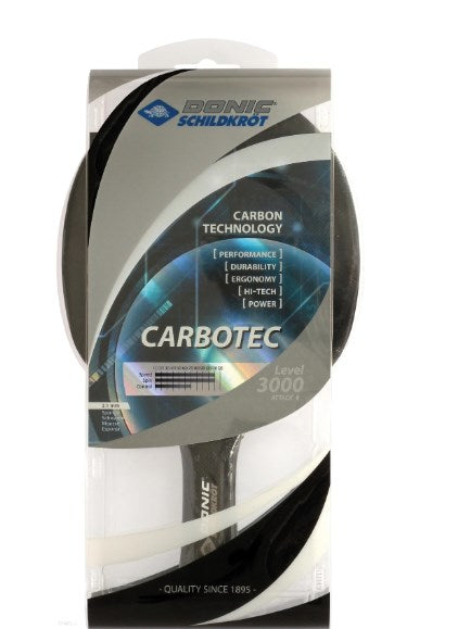 Racket, ping pong paddle, tennis Doniccarbotec 3000 Brand Donic