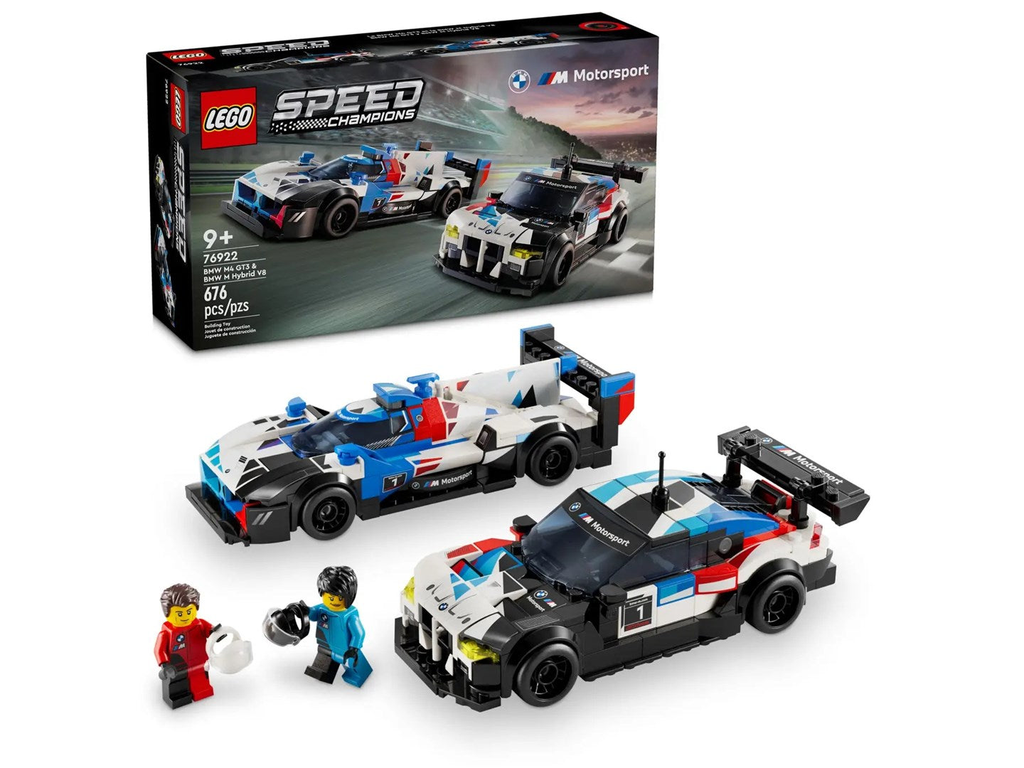 LEGO SPEED CHAMPIONS 76922 BMW M4 GT3 & BMW M Hybrid V8 Brand Lego