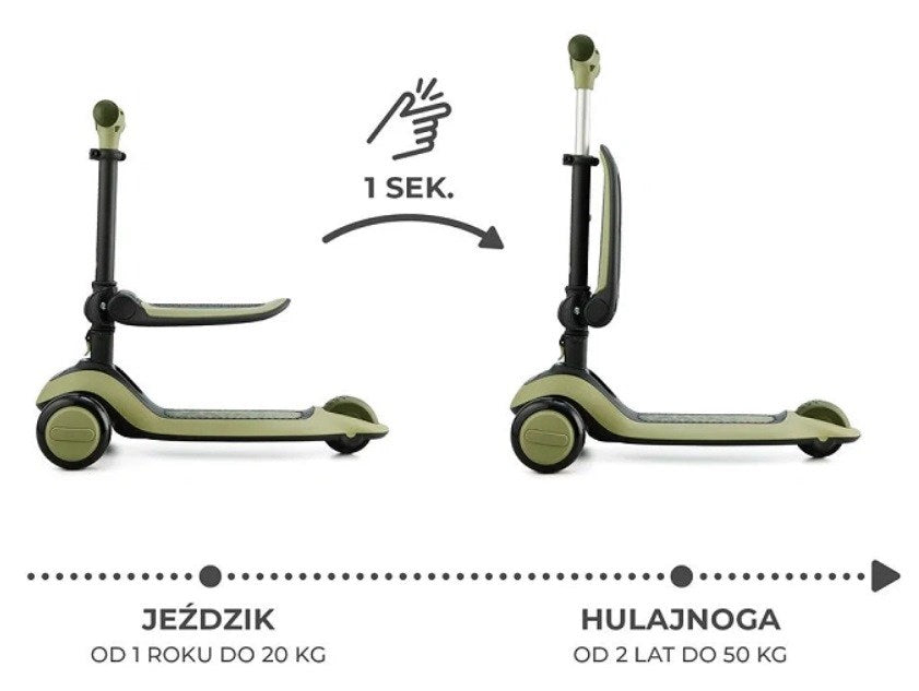 Kinderkraft scooter HALLEY green Brand KinderKraft