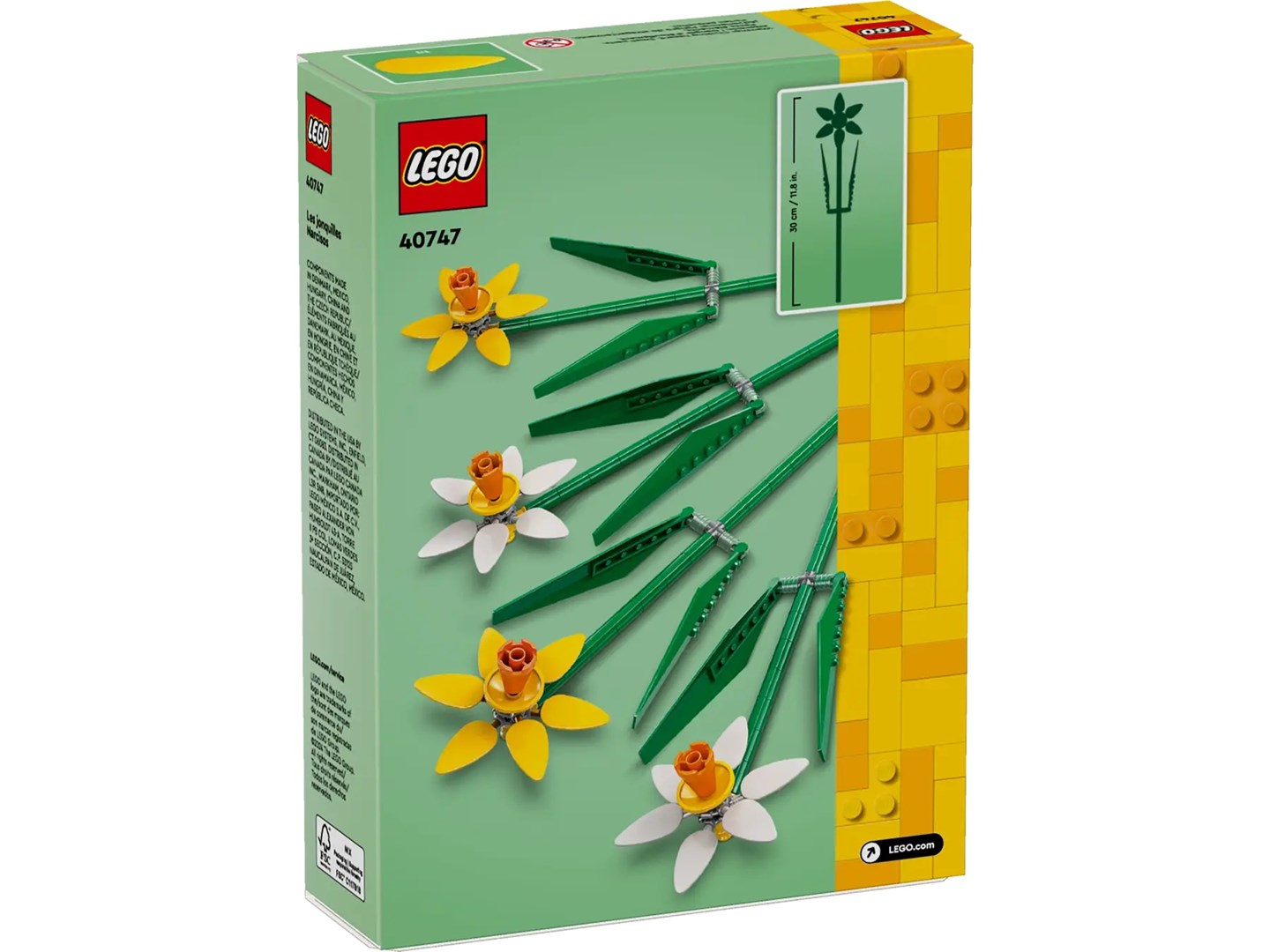 LEGO 40747 DAFFODILS Brand Lego