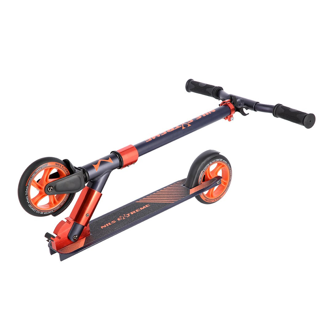 NILS EXTREME HD145 GRAPHITE-ORANGE city scooter Brand NILS eXtreme