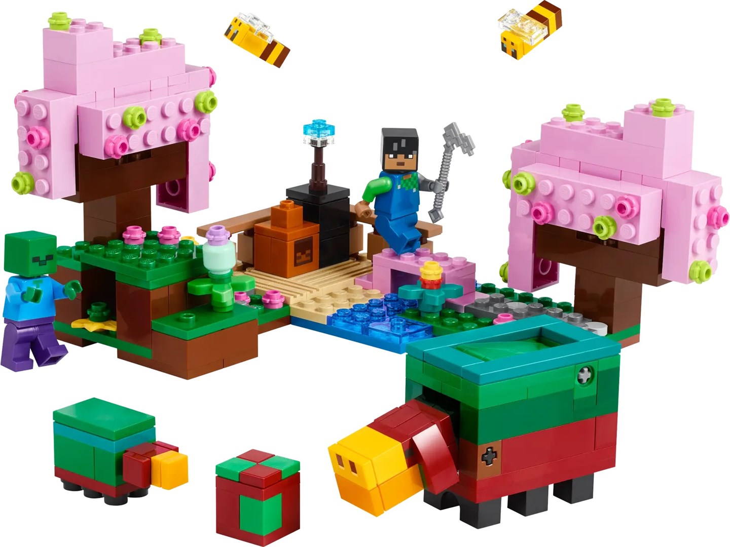 Blocks LEGO MINECRAFT 21260 The Cherry Blossom Garden Brand Lego