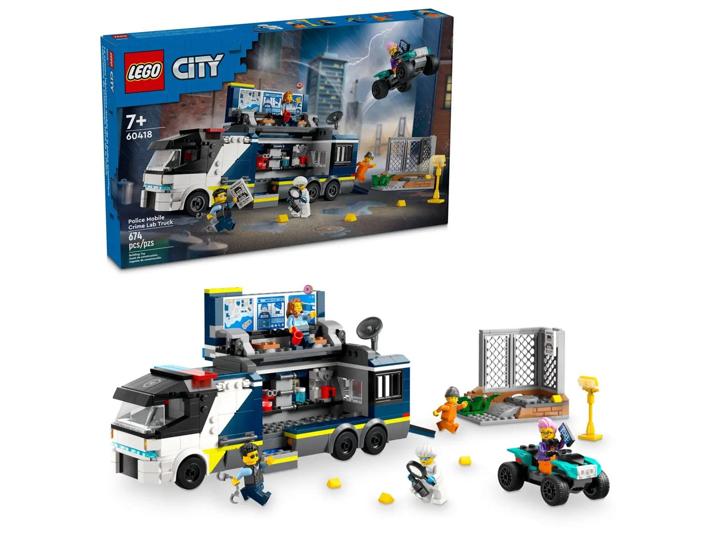 LEGO CITY 60418 POLICE MOBILE CRIME LAB TRUCK Brand Lego