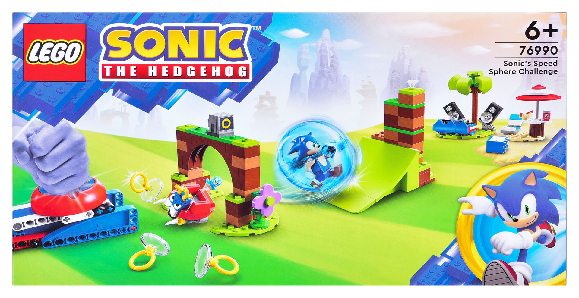 LEGO SONIC THE HEDGEHOG 76990 SONIC'S SPEED SPHERE CHALLENGE Brand Lego