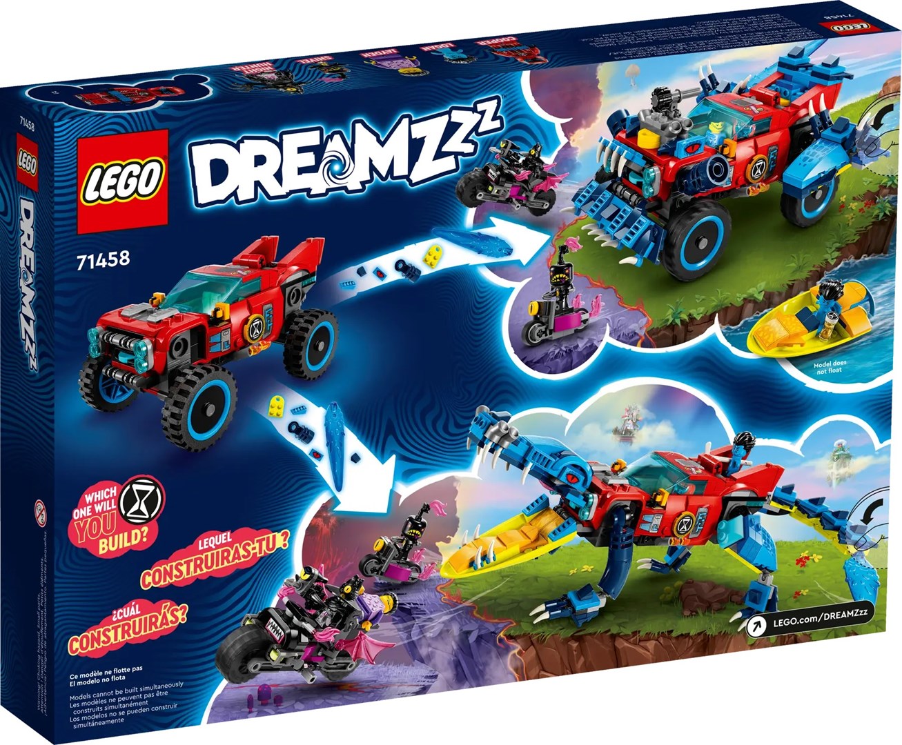 LEGO DREAMZZZ 71458 CROCODILE CAR Brand Lego