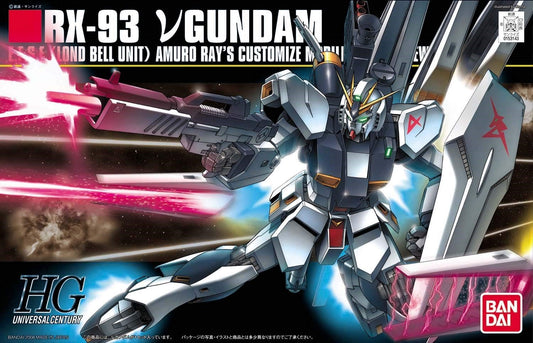 Bandai HGUC 086 RX-93 Nu GUNDAM Toy action figure Adults & children Brand BANDAI