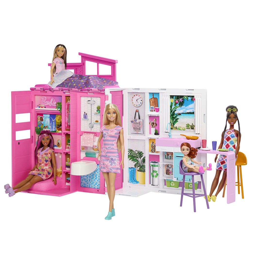 Barbie Cozy House + Doll set HRJ77 p2 MATTEL Brand MATTEL