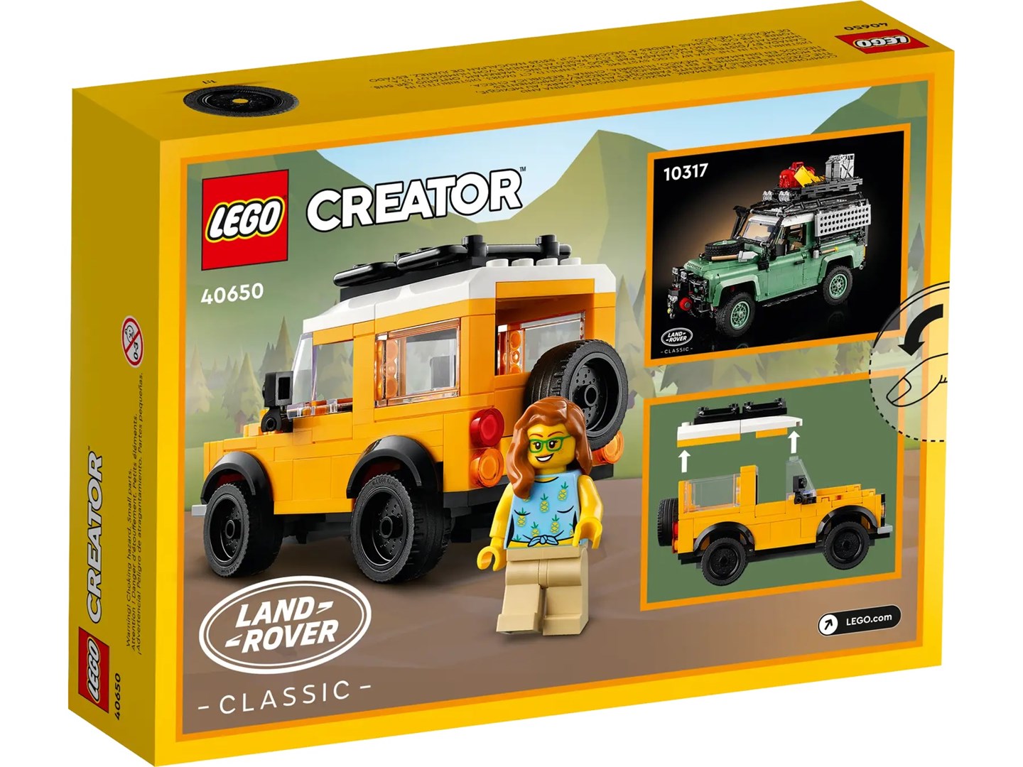 Blocks LEGO CREATOR 40650 Land Rover Classic Defender Brand Lego