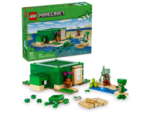 LEGO MINECRAFT 21254 THE TURTLE BEACH HOUSE Brand Lego