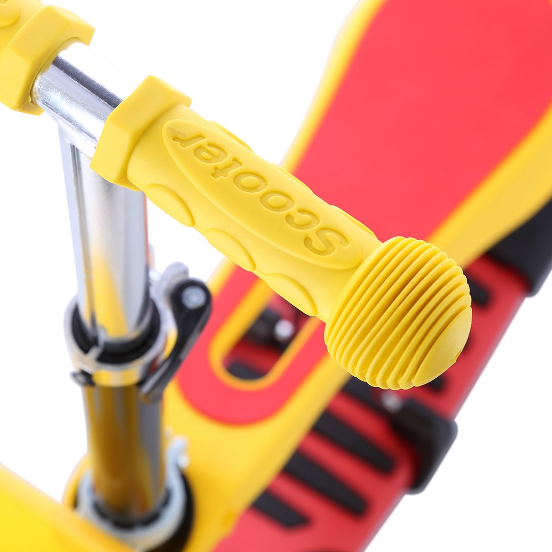 NILS FUN HLB07 4in1 children's scooter BLACK-YELLOW-RED Brand NILS eXtreme