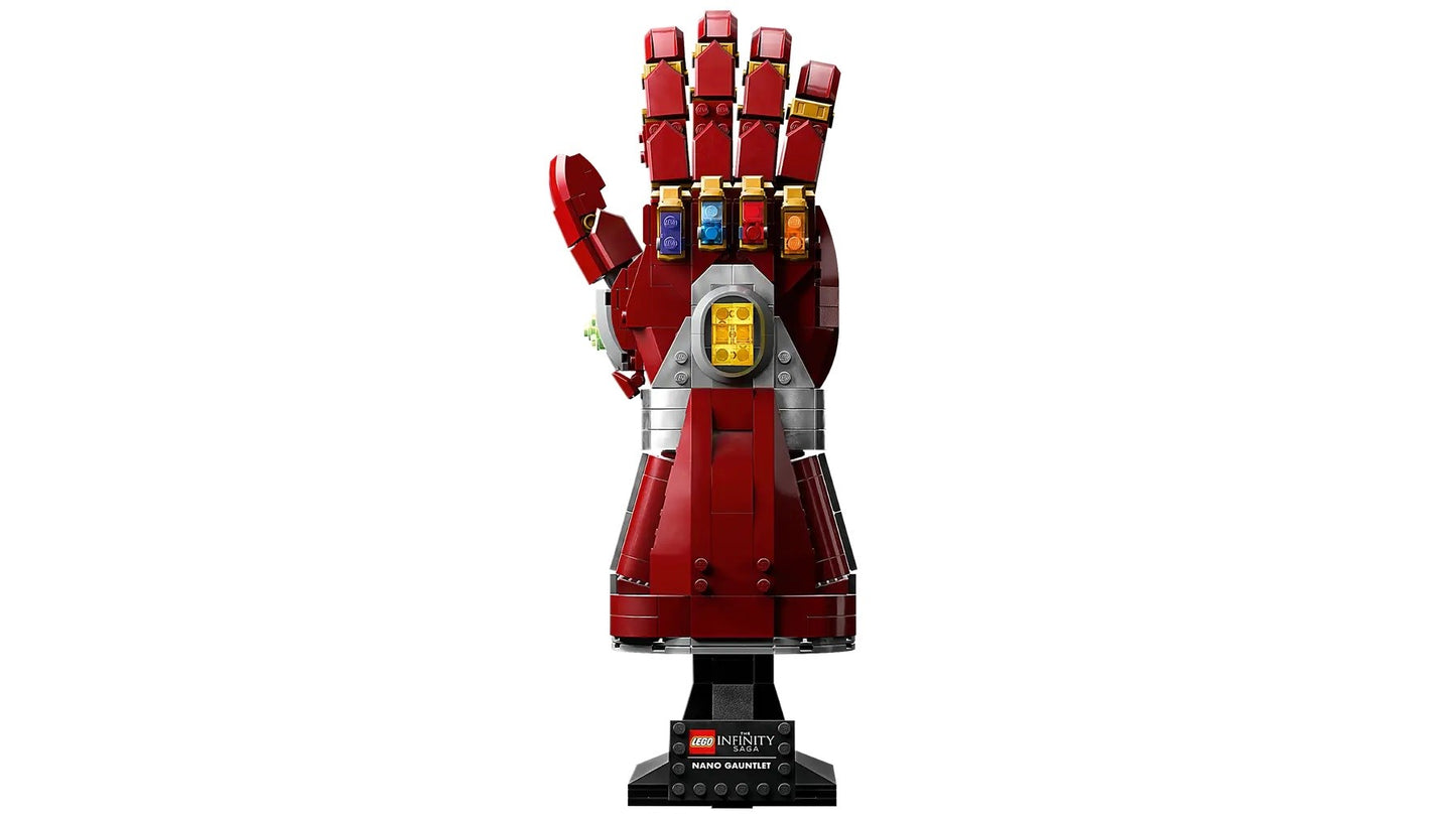 LEGO MARVEL 76223 Nano Gauntlet Brand Lego