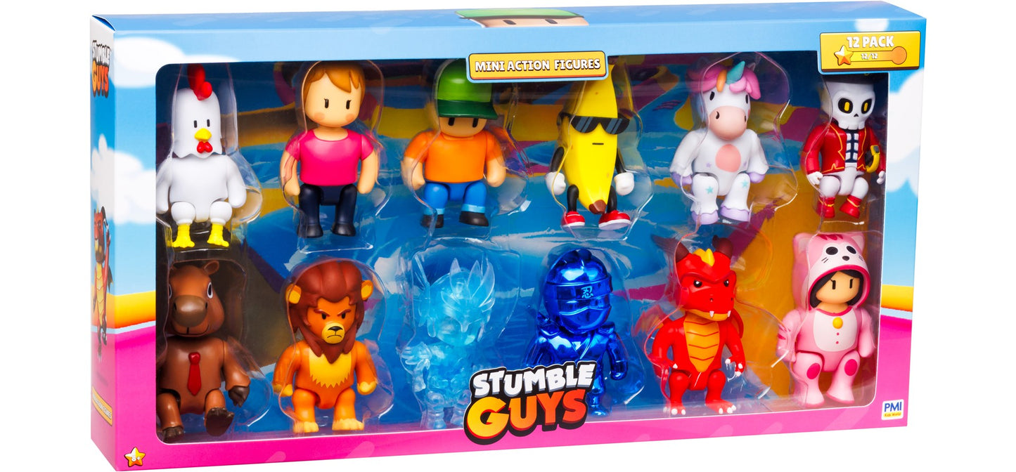 STUMBLE GUYS - MINI FIGURKI - ZESTAW DELUXE 12 SZT Brand STUMBLE GUYS