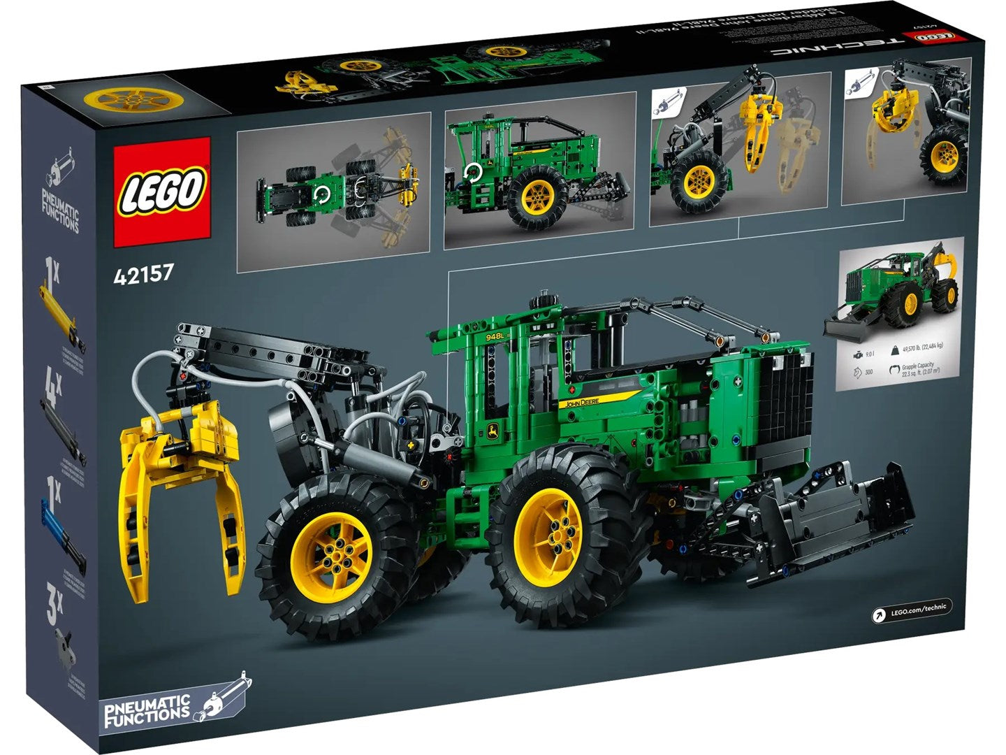 LEGO TECHNIC 42157 JOHN DEERE 948L-II SKIDDER Brand Lego