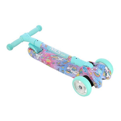 NILS FUN HLB15A LED mint children's scooter Brand NILS eXtreme