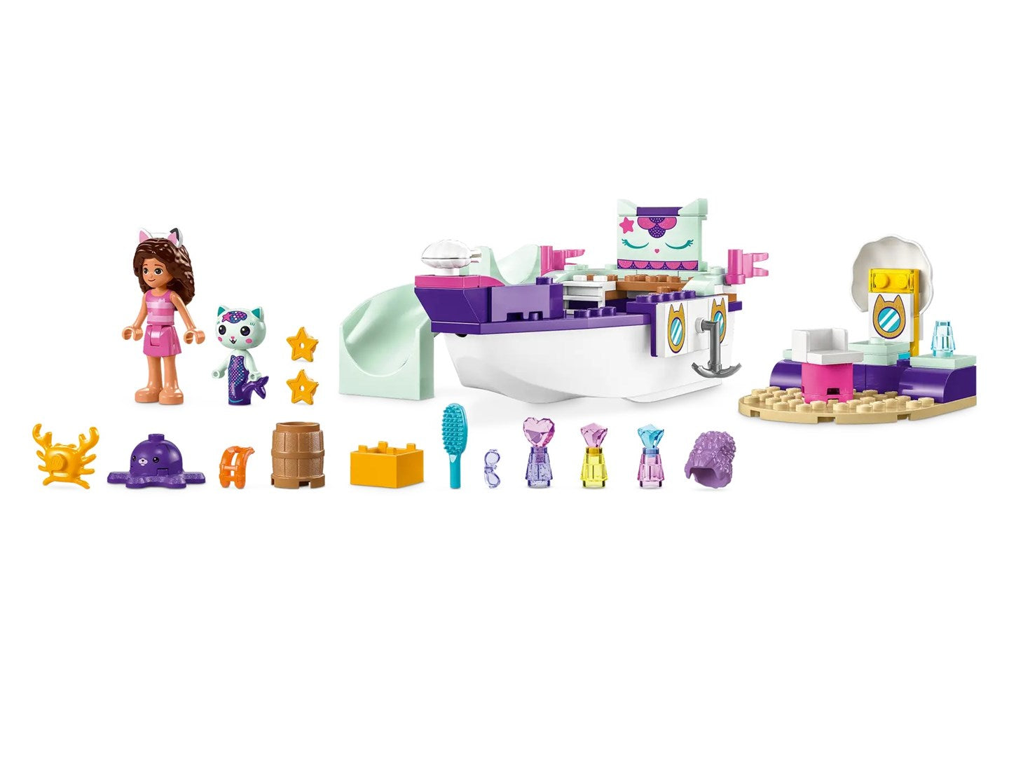 LEGO GABBY'S DOLLHOUSE 10786 GABBY & MERCAT'S SHIP & SPA Brand Lego