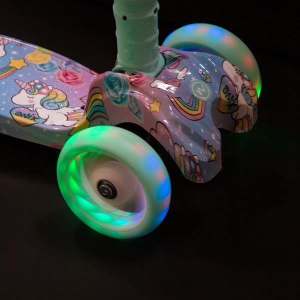 NILS FUN HLB15A LED mint children's scooter Brand NILS eXtreme