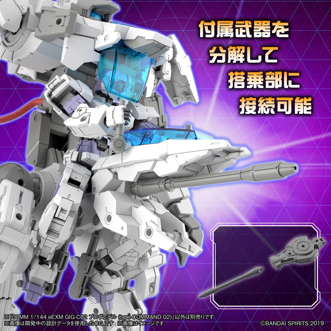 30MM 1/44 eEXM GIG-C02 PROVEDEL (type-COMMAND 02) Brand BANDAI
