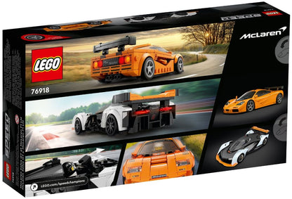 LEGO SPEED CHAMPIONS 76918 MCLAREN SOLUS GT & MCLAREN F1 LM Brand Lego