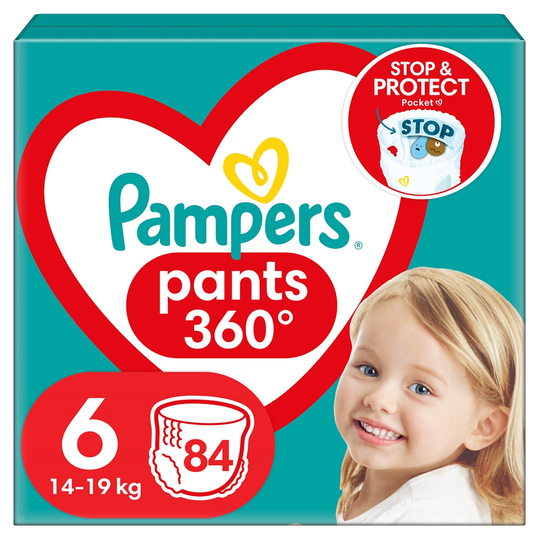 Pampers Pants Boy/Girl 6 84 pc(s) Brand Pampers
