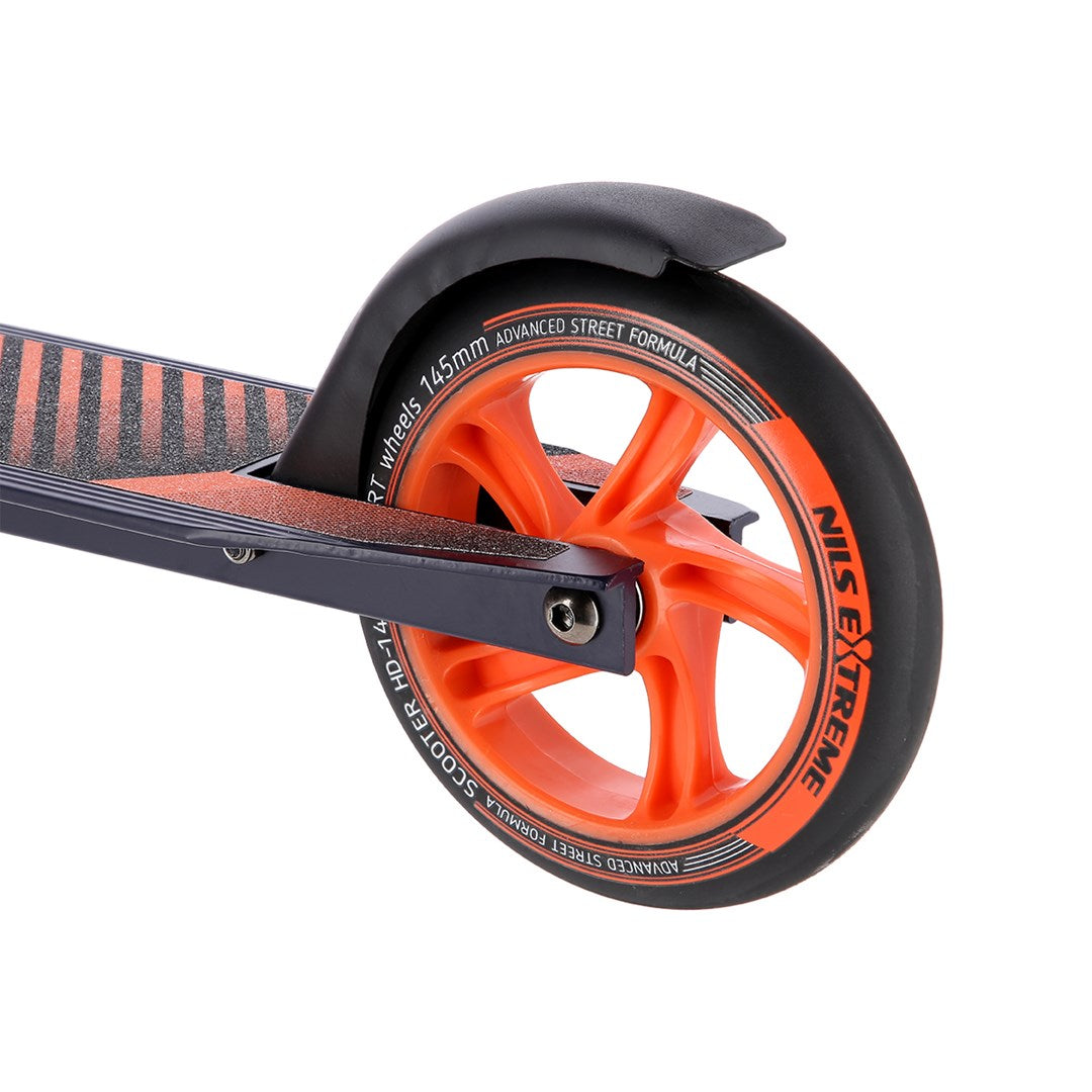 NILS EXTREME HD145 GRAPHITE-ORANGE city scooter Brand NILS eXtreme