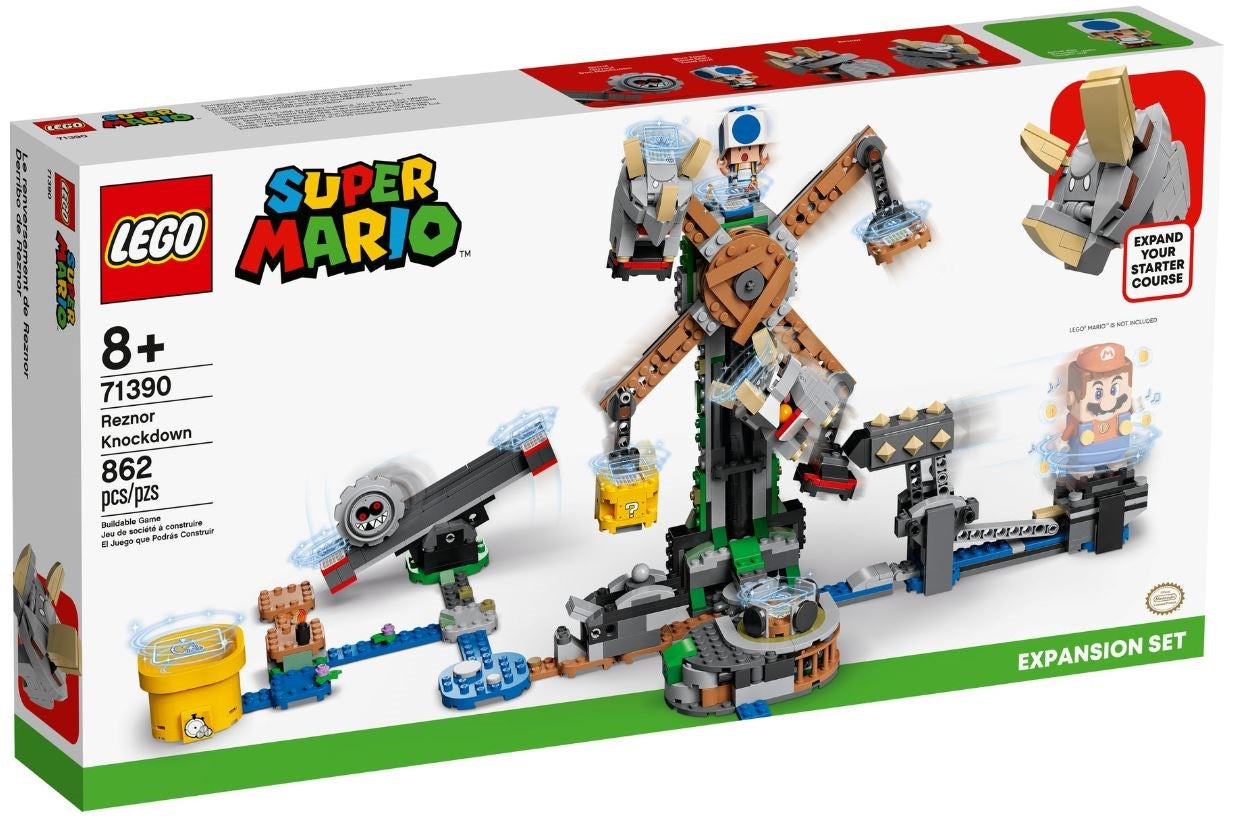 LEGO SUPER MARIO 71390 EXPANSION SET - REZNOR KNOCKDOWN Brand Lego